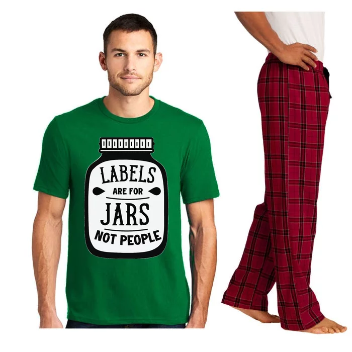 Labels Are For Jars Not People Pajama Set