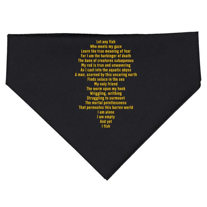 Let Any Fish Who Meets My Gaze USA-Made Doggie Bandana