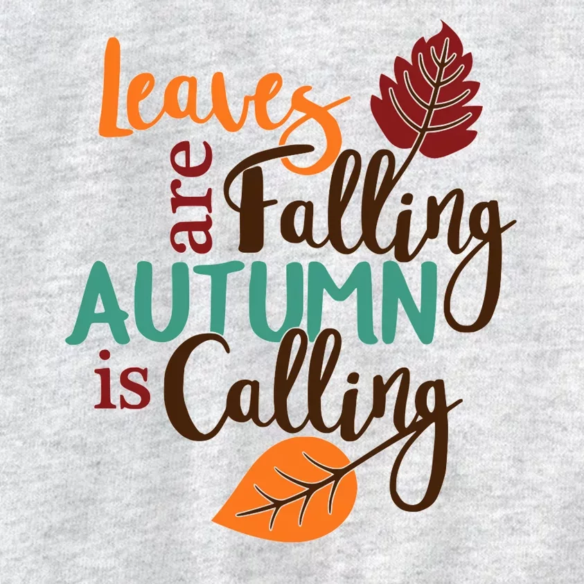 Leaves Are Falling Autumn Is Calling Kids Sweatshirt