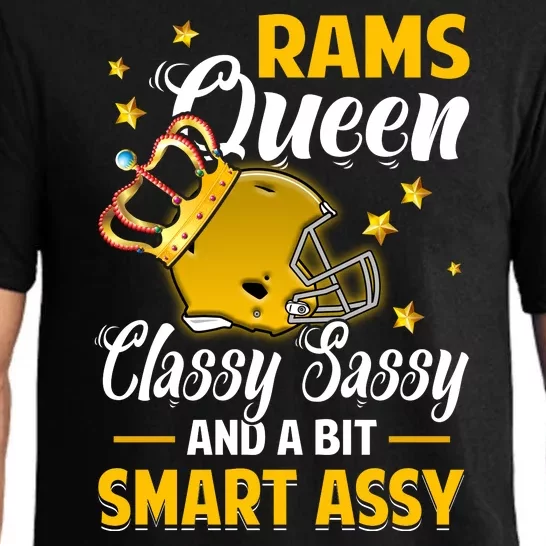 Los Angeles Football Queen Classy Sassy And A Bit Smart Assy Pajama Set