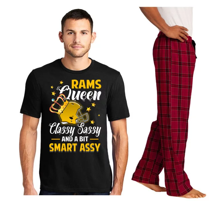 Los Angeles Football Queen Classy Sassy And A Bit Smart Assy Pajama Set