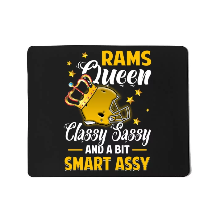 Los Angeles Football Queen Classy Sassy And A Bit Smart Assy Mousepad