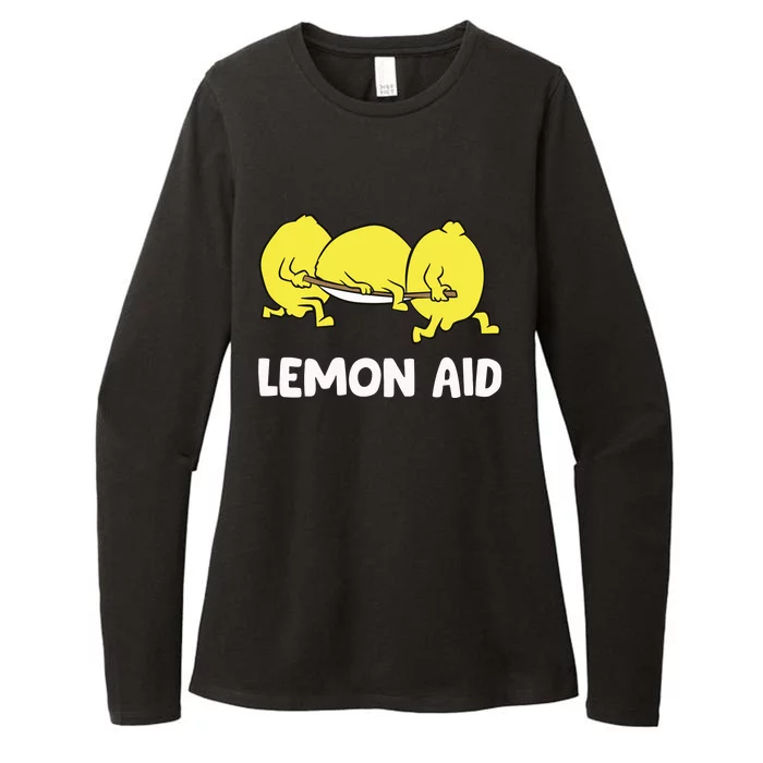 Lemon Aid Funny Lemonade Funny Lemons Womens CVC Long Sleeve Shirt