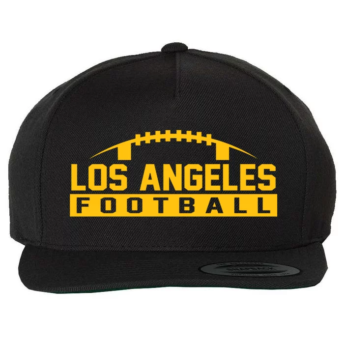 Los Angeles Football Logo Wool Snapback Cap