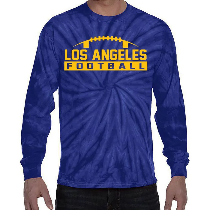 Los Angeles Football Logo Tie-Dye Long Sleeve Shirt