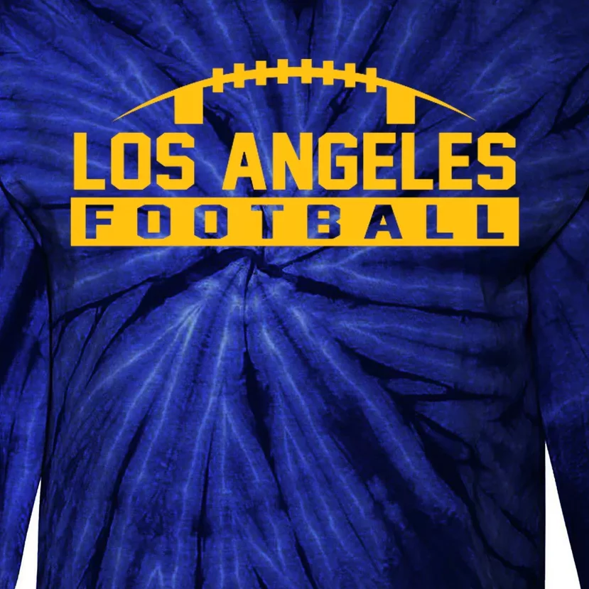 Los Angeles Football Logo Tie-Dye Long Sleeve Shirt