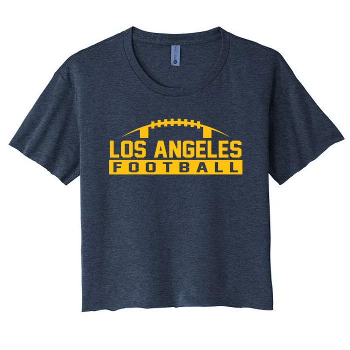 Los Angeles Football Logo Women's Crop Top Tee