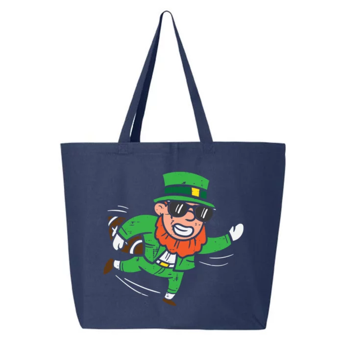 Leprechaun American Football St Patricks Day Gift 25L Jumbo Tote