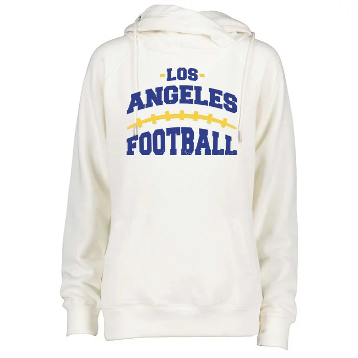 Los Angeles Football Womens Funnel Neck Pullover Hood