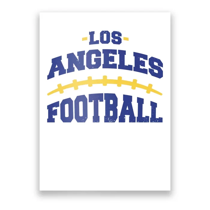 Los Angeles Football Poster