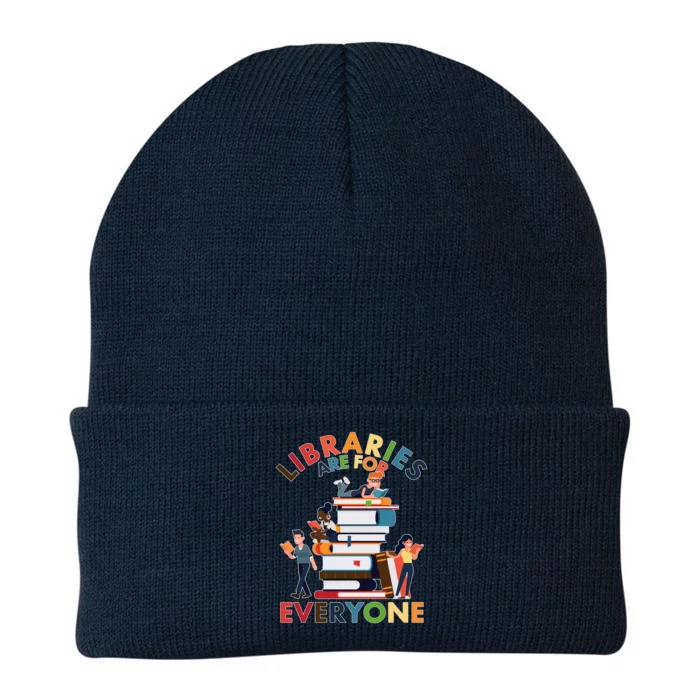 Libraries Are For Everyone Book Lover Knit Cap Winter Beanie