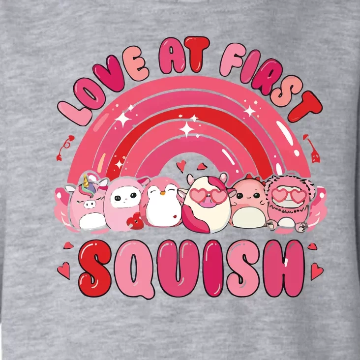 Love At First Squish Valentine Toddler Hoodie