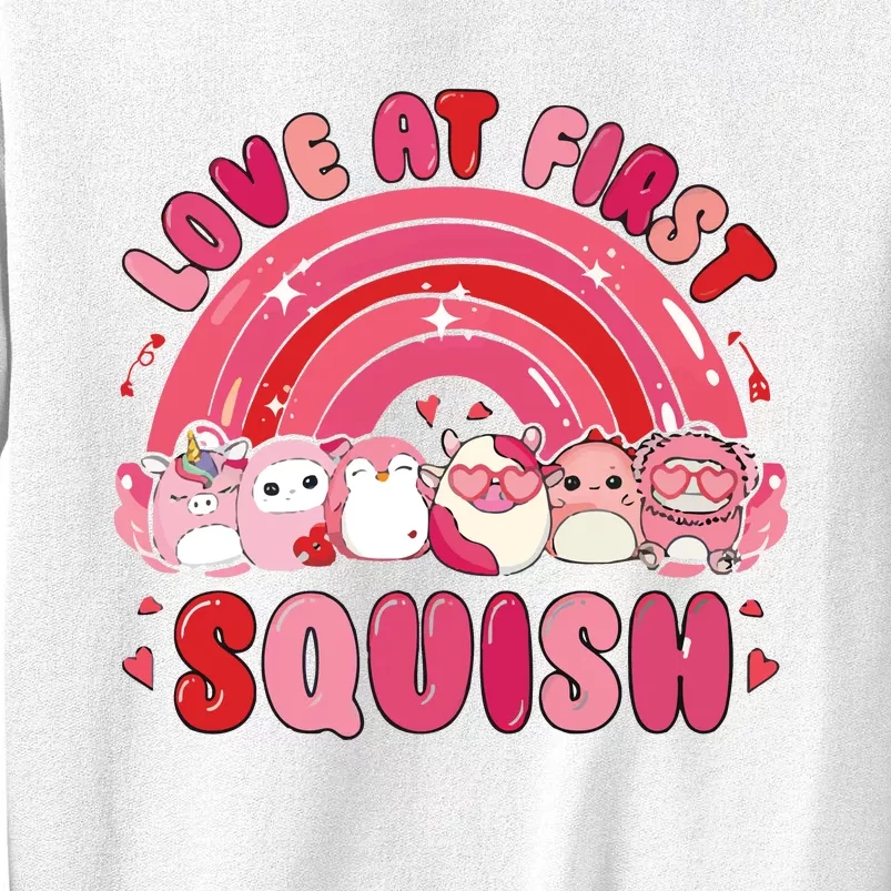 Love At First Squish Valentine Sweatshirt