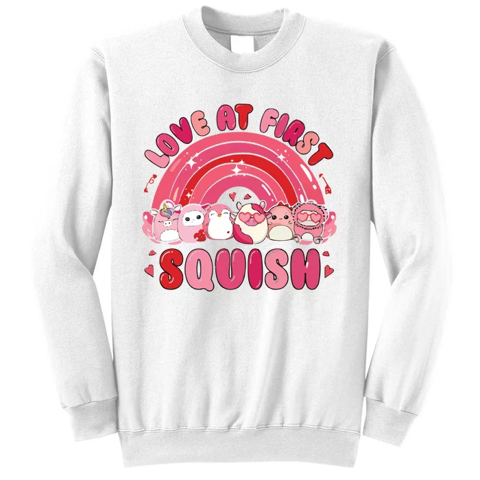 Love At First Squish Valentine Sweatshirt