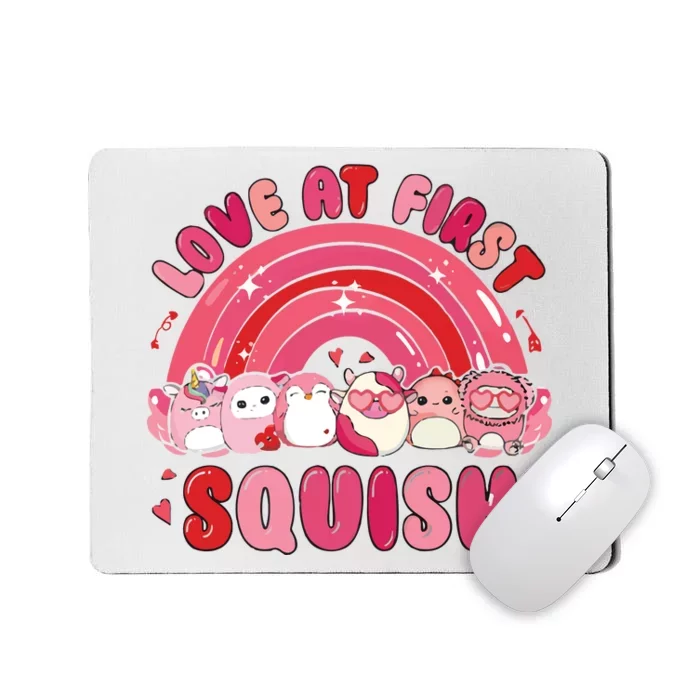 Love At First Squish Valentine Mousepad