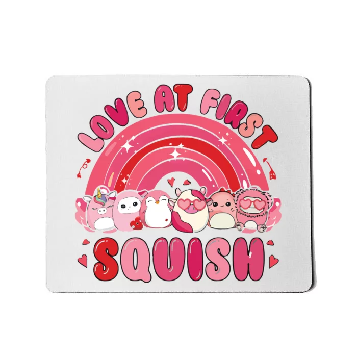 Love At First Squish Valentine Mousepad