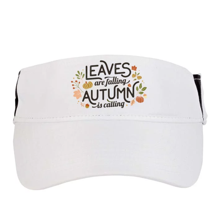 Leaves Are Falling Autumn Is Calling Adult Drive Performance Visor