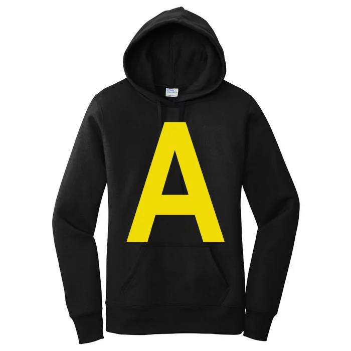 Letter A Funny Matching Halloween Costume Women's Pullover Hoodie