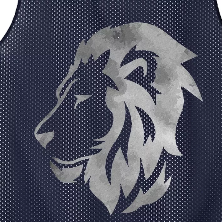 Lion Art Funny Felidae Large Cat Lover Outfit Women Gift Mesh Reversible Basketball Jersey Tank