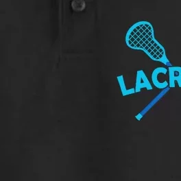 Lacrosse Player Gift Sticks Dry Zone Grid Performance Polo