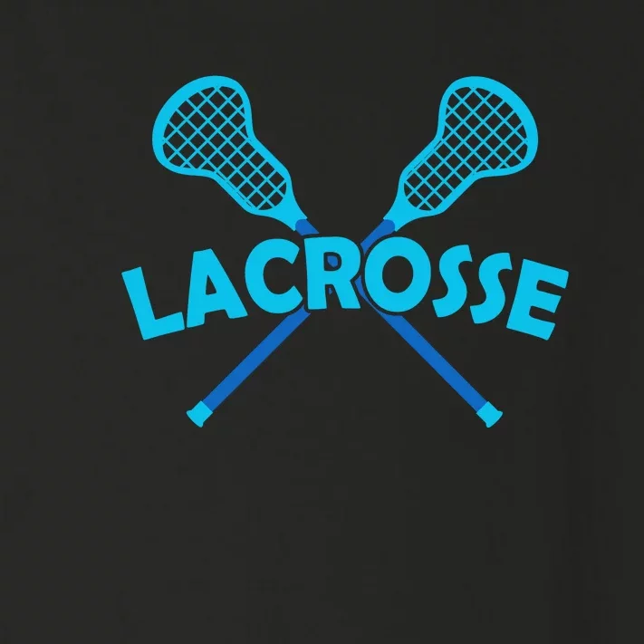 Lacrosse Player Gift Sticks Toddler Long Sleeve Shirt