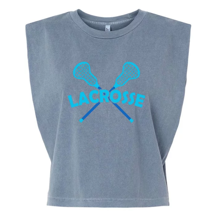 Lacrosse Player Gift Sticks Garment-Dyed Women's Muscle Tee