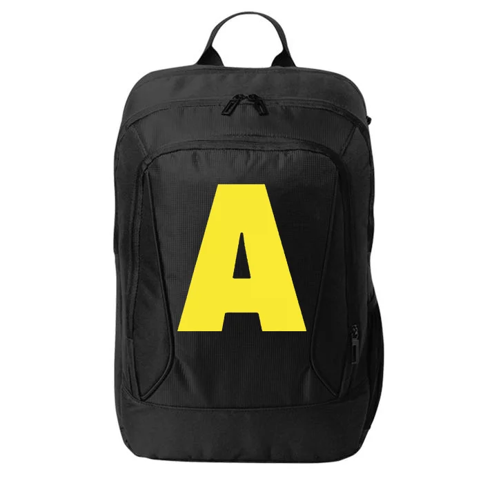 Letter A Funny Matching Halloween Costume City Backpack