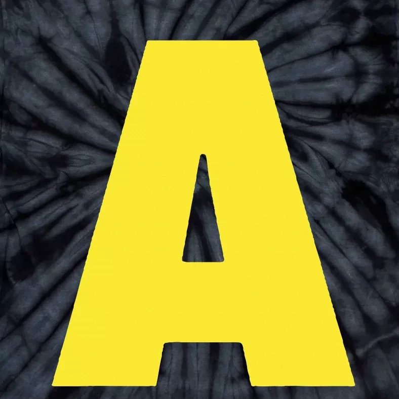 Letter A Funny Matching Halloween Costume Tie-Dye T-Shirt