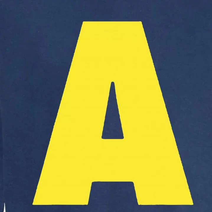 Letter A Funny Matching Halloween Costume Garment-Dyed Sweatshirt