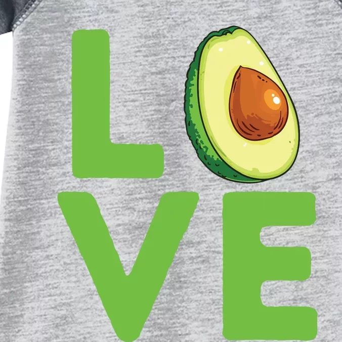 Love Avocado Gift Infant Baby Jersey Bodysuit