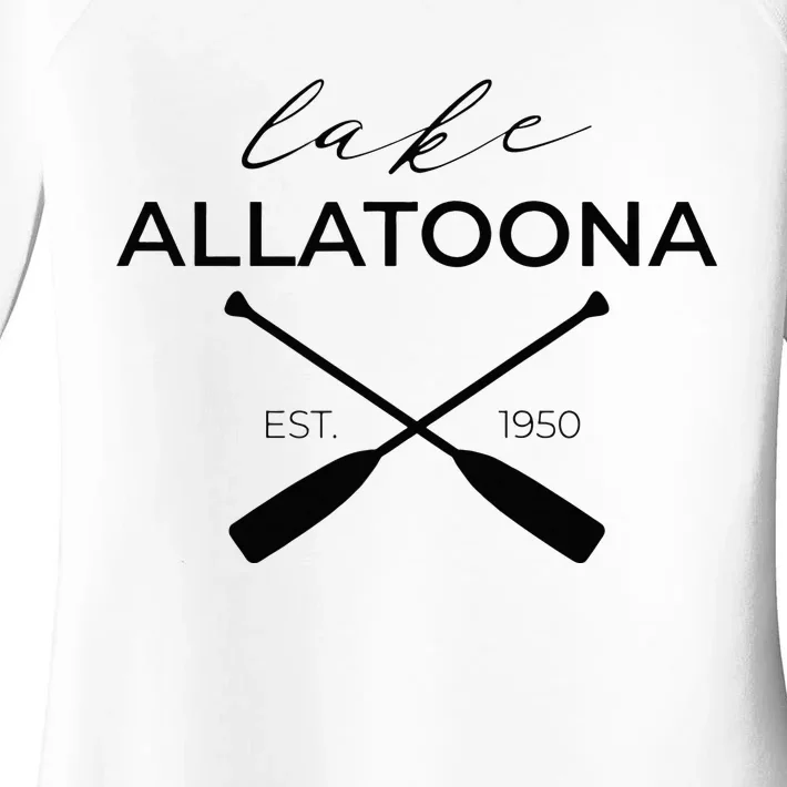 Lake Allatoona Georgia Women's Perfect Tri Tunic Long Sleeve Shirt