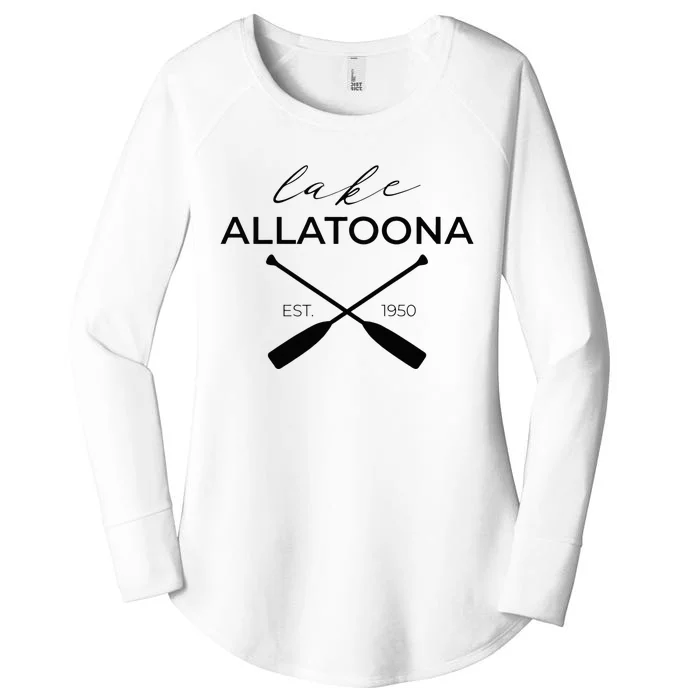 Lake Allatoona Georgia Women's Perfect Tri Tunic Long Sleeve Shirt