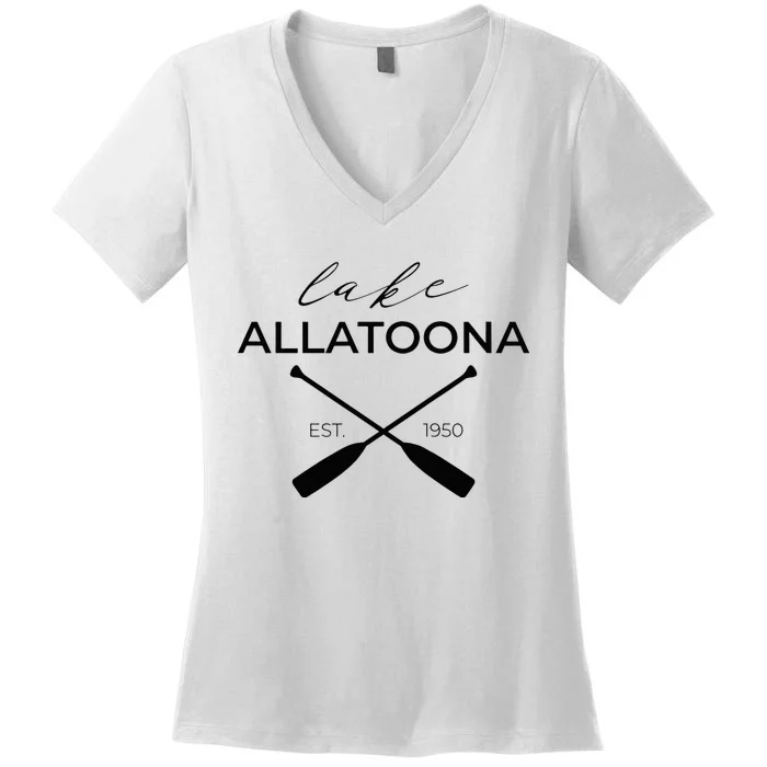 Lake Allatoona Georgia Women's V-Neck T-Shirt