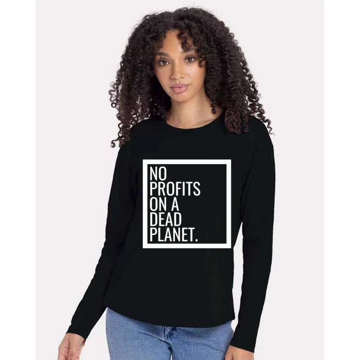 Leftist Anti Greed Democratic Socialist Environtalist Cute Gift Womens Cotton Relaxed Long Sleeve T-Shirt