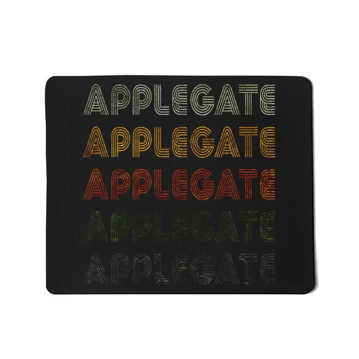 Love Applegate Grunge Vintage Mousepad