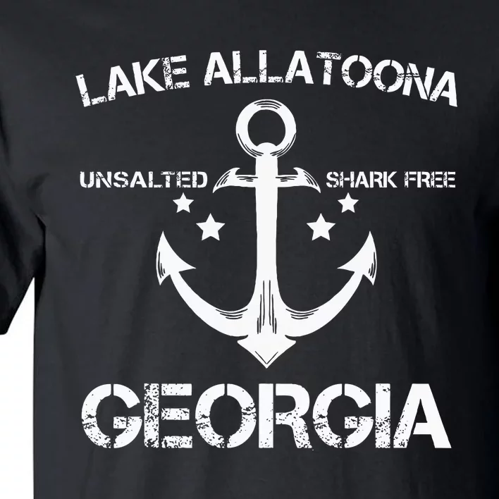 Lake Allatoona Georgia Funny Fishing Camping Summer Gift Tall T-Shirt