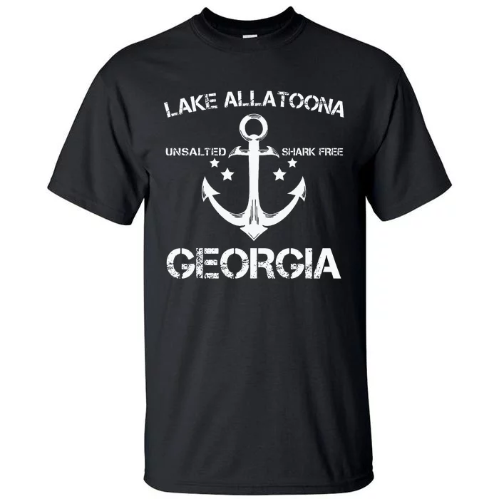 Lake Allatoona Georgia Funny Fishing Camping Summer Gift Tall T-Shirt