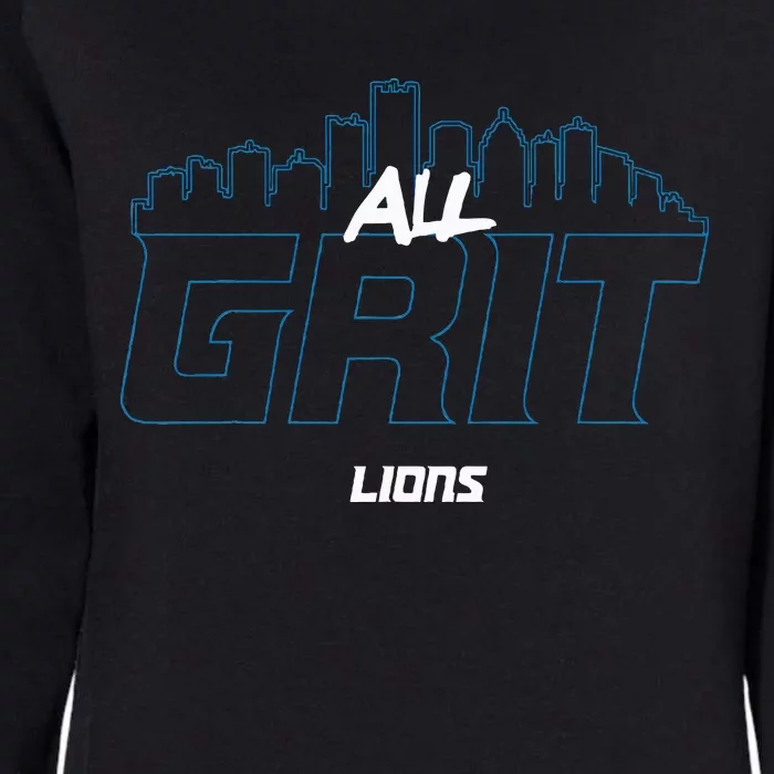 Lions All Grit Womens California Wash Sweatshirt