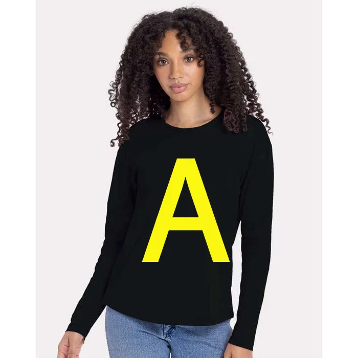 Lettre A Group Matching Halloween Costume Womens Cotton Relaxed Long Sleeve T-Shirt