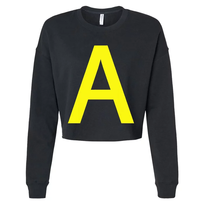 Lettre A Group Matching Halloween Costume Cropped Pullover Crew