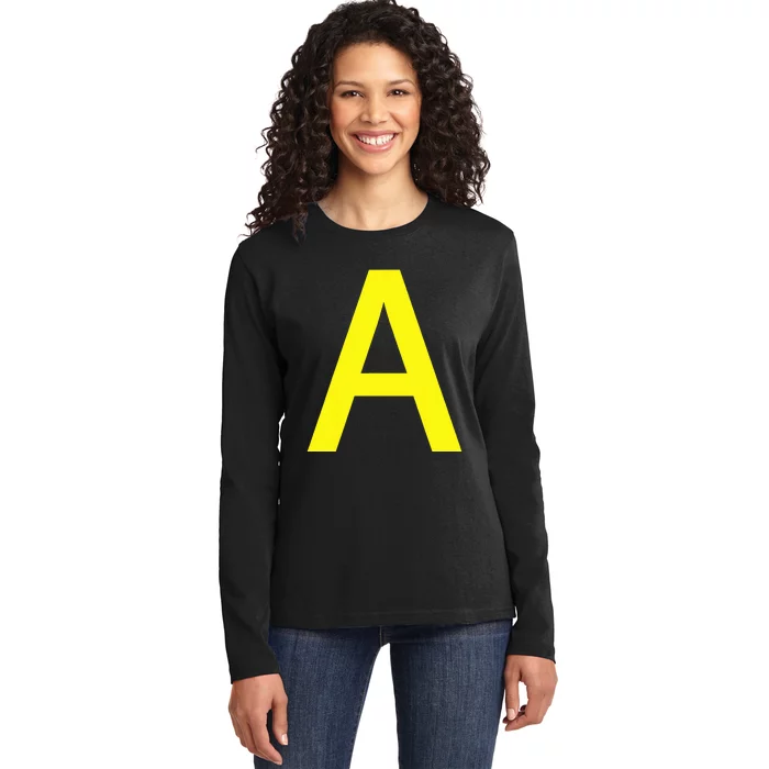 Lettre A Group Matching Halloween Costume Ladies Long Sleeve Shirt