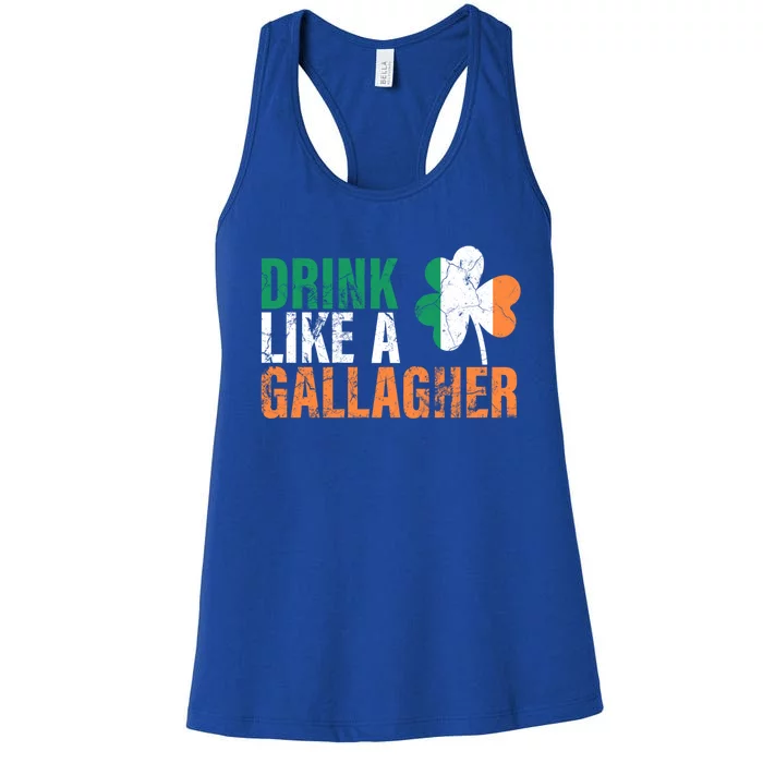 Like A Gallagher Gift St Patricks Ing Jacket Women's Racerback Tank