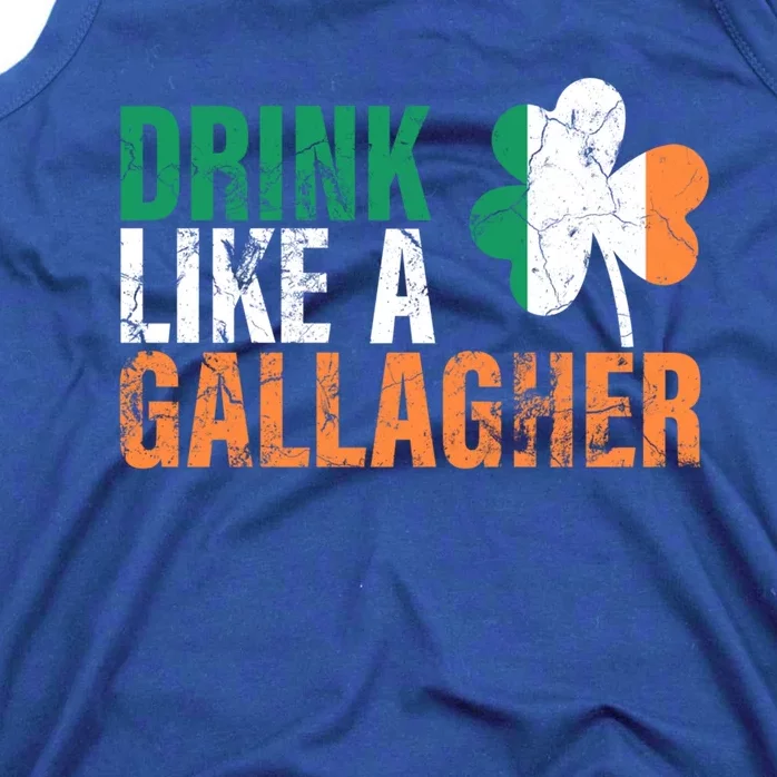 Like A Gallagher Gift St Patricks Ing Jacket Tank Top