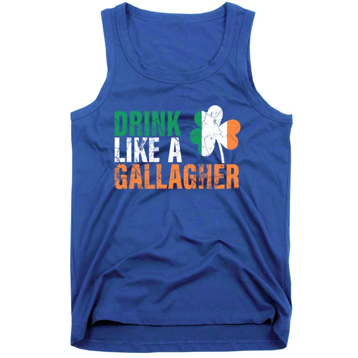 Like A Gallagher Gift St Patricks Ing Jacket Tank Top