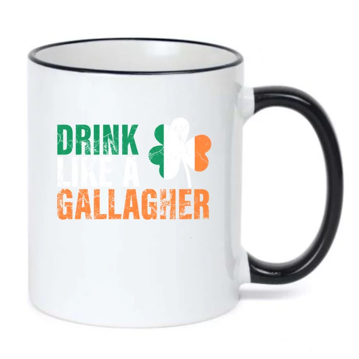 Like A Gallagher Gift St Patricks Ing Jacket Black Color Changing Mug