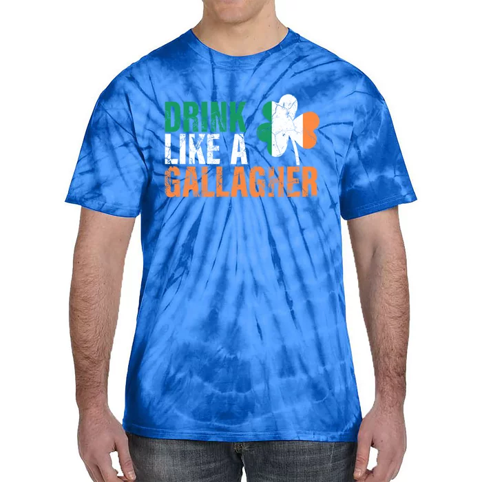 Like A Gallagher Gift St Patricks Ing Jacket Tie-Dye T-Shirt