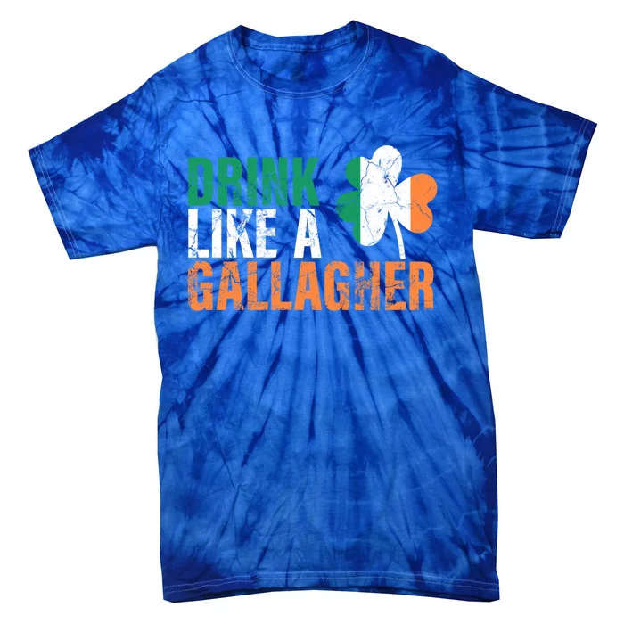 Like A Gallagher Gift St Patricks Ing Jacket Tie-Dye T-Shirt