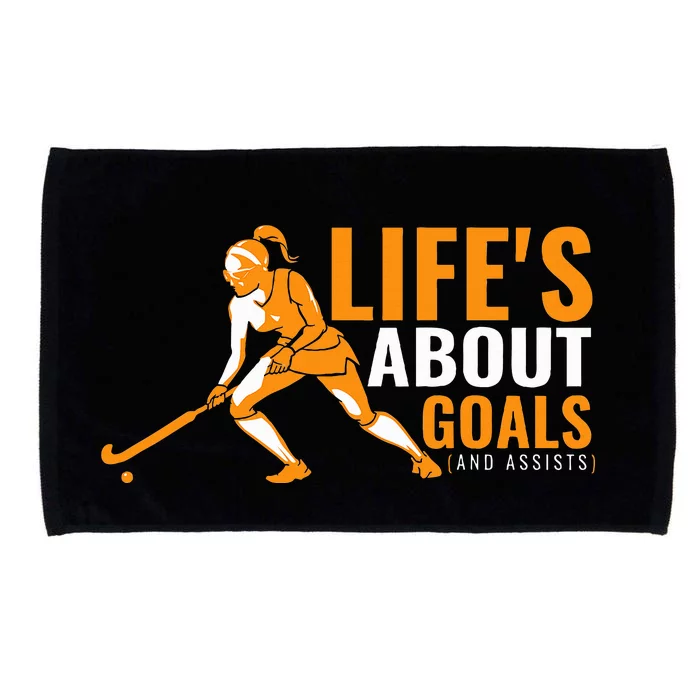 LifeS About Goals Field Hockey For Field Hockey Microfiber Hand Towel