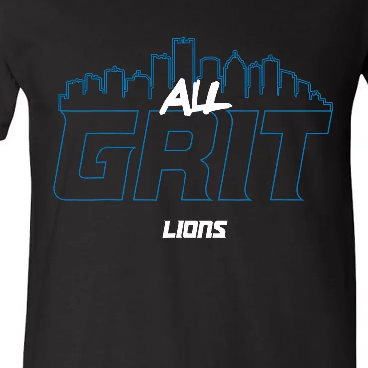 Lions All Grit V-Neck T-Shirt