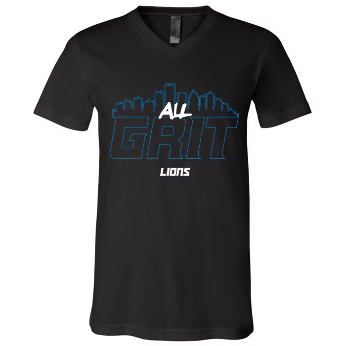 Lions All Grit V-Neck T-Shirt